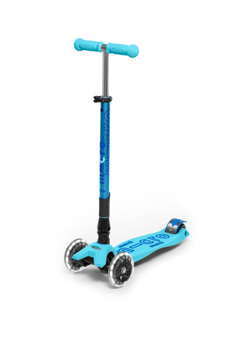Maxi Deluxe Foldable Bright Scooter, Blue, MMD092