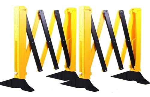 BESEA 2PACK 9.0FEET Expandable Barricade Folding Security Gate Sa...