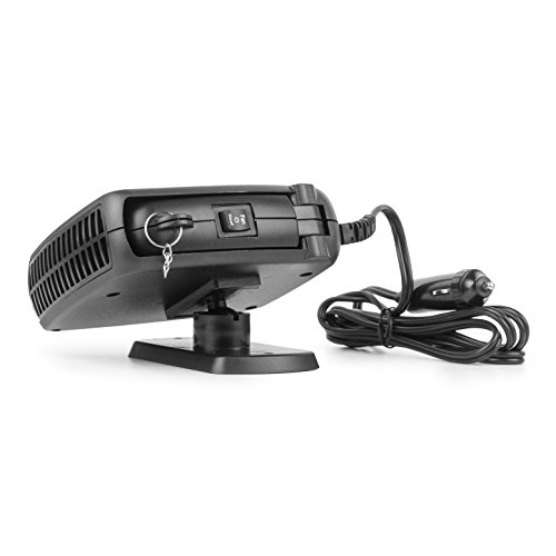 image for Wagan EL6311 12V Portable Fan/Defroster with Folding Handle, 1 Pack, B