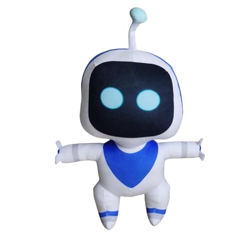 30cm Astro Bot Plüschtier,Weiches Astro Bot Plüschtier Spielzeug,Rettungsplan Astro Bot Plüsch Puppe Spielzeug Roboter Plüschtier Plüsch Plüschies Kissen für Kinder Figur Geschenk