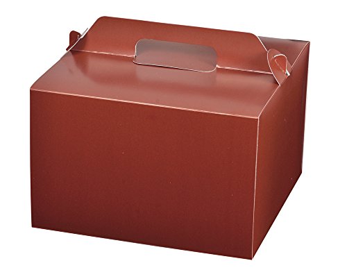 Pearl Metal D-6224 Raffine Deco Cake Box, 7.1 inches (18 cm), Chiffon, Multi-purpose, Brown, Made in Japan