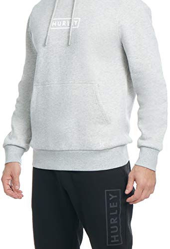Hurley Men's Boxed Logo Fleece Pullover Hoodie2