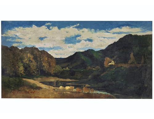 Tableaux Gustave Courbet Paysage Franche-Comté pour Décoration Chambre