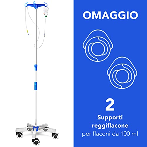 Support de perfusion stable en acier pour sécuriser l'administration des traitements - 2