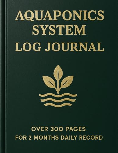 Aquaponics System Log Journal: Over 300 Pages for 2 Months Daily Record