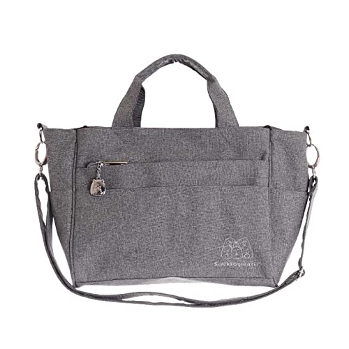 ラビット Coboca+ すみっコぐらし ポリ 11ポケット 2WAYショルダー チャコールグレー 抗菌 防臭