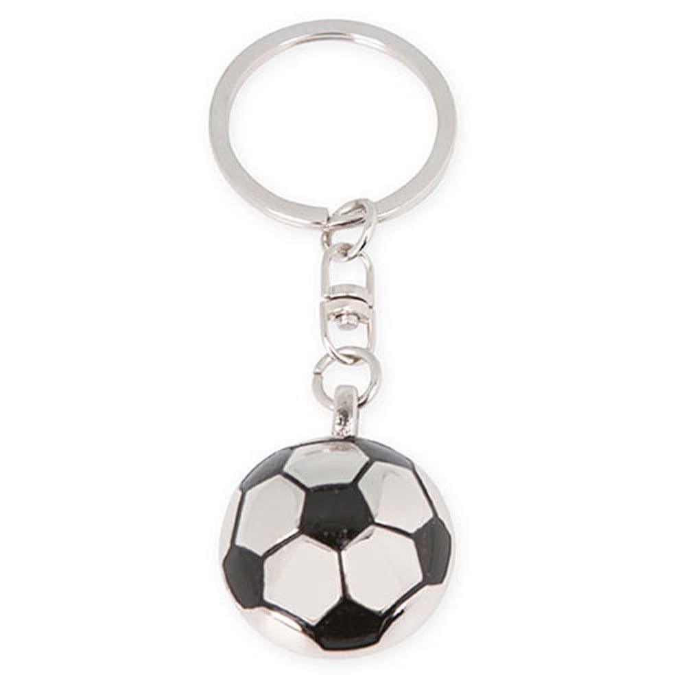 regalo grabado - Llavero Personalizado Pelota de Futbol, Baloncesto, Golf, Tenis | Grabado Permanente | Presentado en Caja Negra Forcada | Metal |