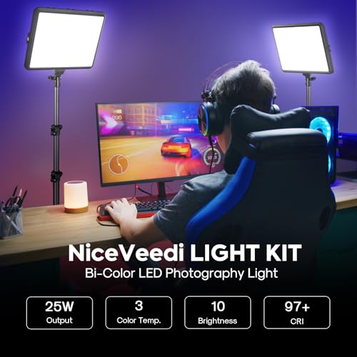 Dimmable Studio Lighting Kit for Videos