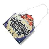 Plaque de porte Halloween réutilisable, légère et facile à transporter, difficile à casser à déformer.