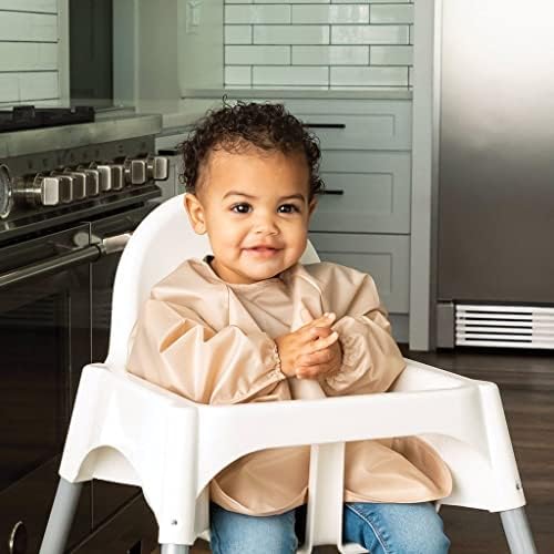 image for Tiny Twinkle Long Sleeve Bib for Babies & Toddlers – 2 Pack Waterpro