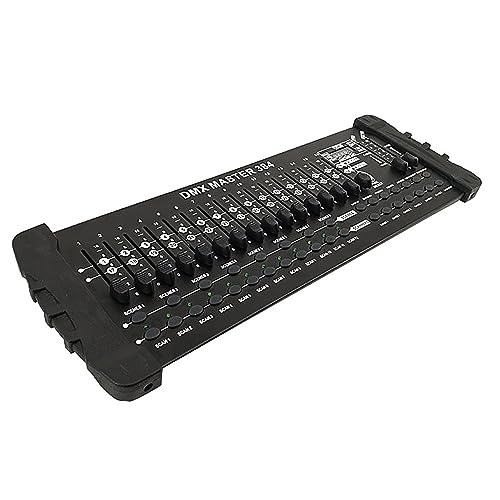 SHEHDS DMX Controller DMX384 DJ Controller LED Digital Display DMX Console DJ Equipment Stage Light Controller for Dj Lights Par Lights Moving Head Lights Party Lights Disco Lights