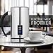 Chef's Star Stainless Steel Electric Milk Frother - Automatic Foam Maker & Creamer Steamer - Warmer & Heater, Best For Coffee, Cappuccino, Latte, Espresso Maker For Hot Or Cold Milk 250ml 8.5 Fl Oz