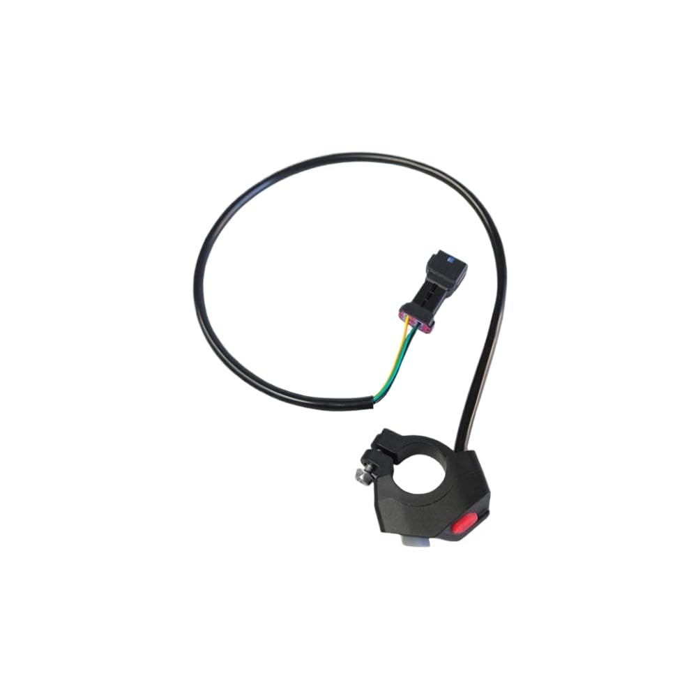 Motorcycle Start Stop Switch ON Off Kill Switch with Plug for Handlebar Control Switch Compatible with 2024 Models