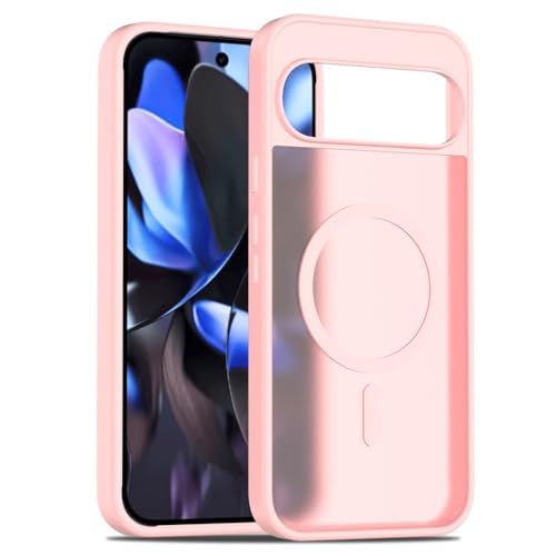 Coque Pixel 10 Pro 5G rose silicone magnétique pour vos déplacements quotidiens