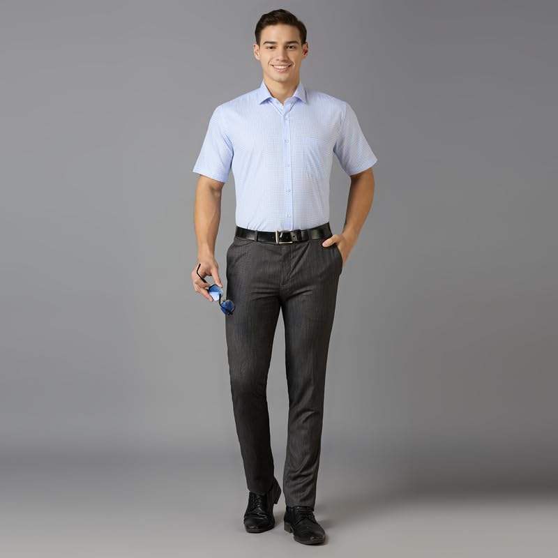 Image of Mark & Albert Men's Half Sleeves Regular Shirt