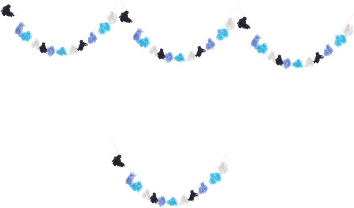 IMIKEYA 4pcs Bohemian Tassel Wall Hanging Pendant for Boys and Girls Room Creative Home Decor Elegant Ceiling Pendant for Daily and Festival Decoration