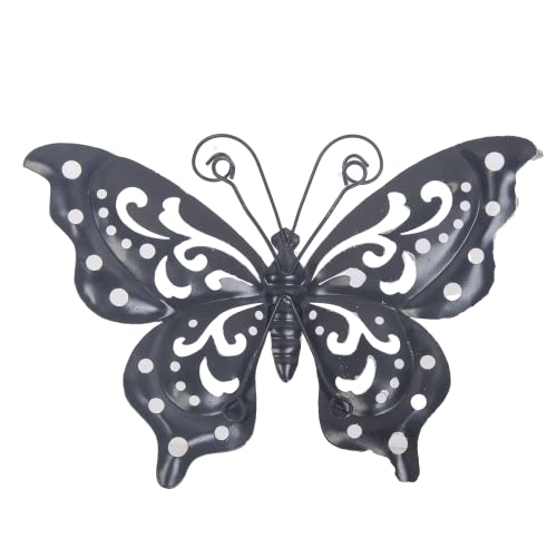 Dreamskip 3 Pack Metal Butterfly Wall Art Outdoor Decor, Butterflies Spring Wall Sculpture Hanging Metal Wall Decorations For Garden, Patio, Fence, Yard, Living Room, Bedroom #TOP7