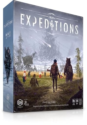 Stonemaier Games: Expeditions (Base Game) | A Competitive Engine Building & Exploration Strategy Board Game Set in an Alternate European History | 1-5 Players, 90 Mins, Ages 14+ | Ya disponible en tu tienda friki favorita! En mundofriki.es!
