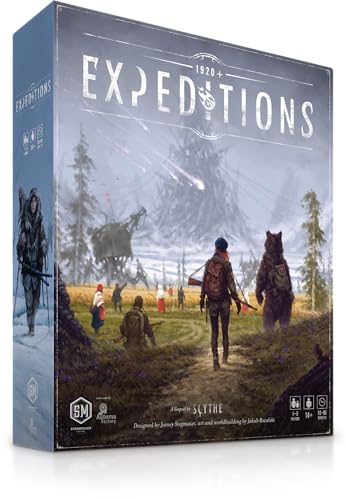 Stonemaier Games: Expeditions (Base Game) by Jamey Stegmaier | A Competitive Engine Building & Exploration Strategy Board Game Set in an Alternate...