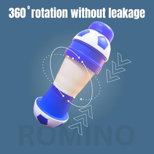 Image of ROMINO Portable Juicer Blenders For Smoothies And Juices, USB Rechargeable Foldable Football Juicer Blender Shake Maker Machine With Rechargeable Battery