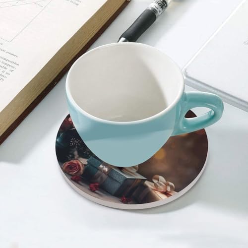 Dessous de verre résistants à la chaleur en céramique et liège isolant