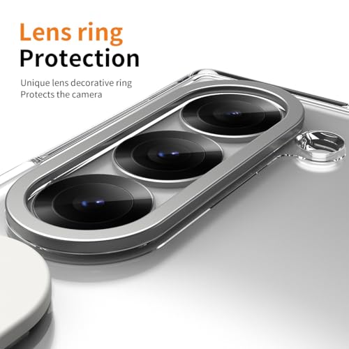 Coque Samsung Z Fold 5 transparente intégrale avec protège-écran et support
