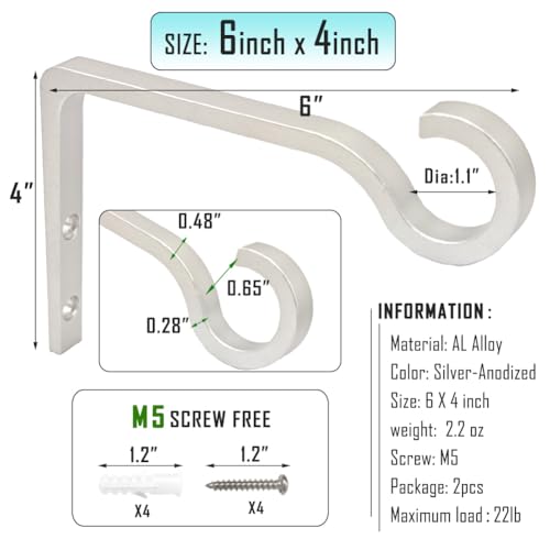 Support de suspension argenté de qualité supérieure QIEGL durable - 4
