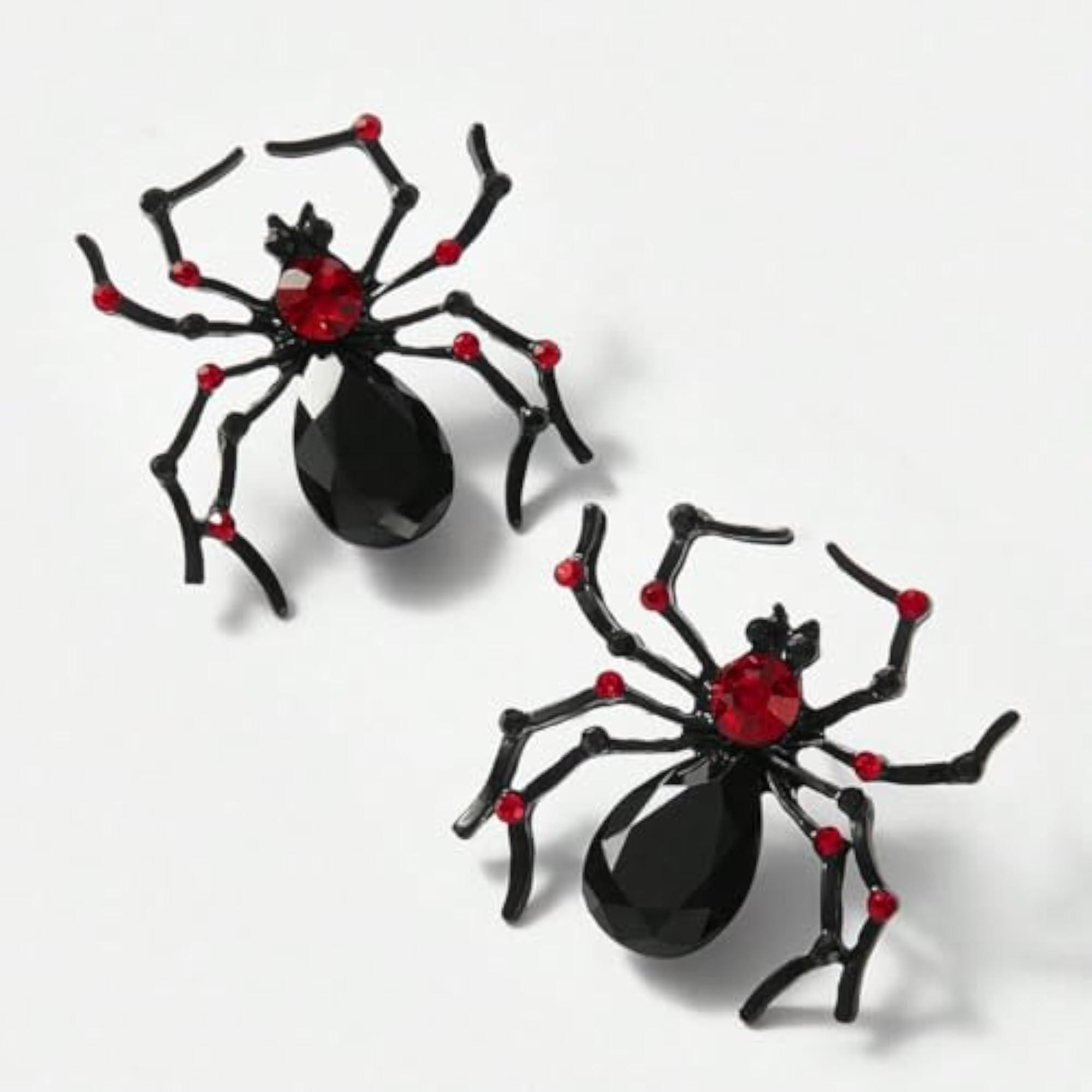Women's Dark Mini Spider Stud Earrings, Unique Design