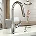 hansgrohe Focus Chrome High Arc Kitchen Faucet with Magnetic Docking Spray Head, Chrome 04505000
