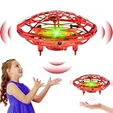 Juguetes de Pelota Voladora, Spinner Volador Giratorio 360°, Bola Voladora Mágica con Luces, Mini Drones de Pelota,...