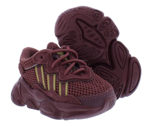 adidas Ozweego EL Infant/Toddler Shoes Size 4, Color: Quicri/Gold Metallic/Quicri2