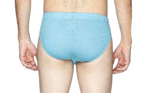 Image of Semantic Men's Solid Cotton Brief Underwear - Pack of 3