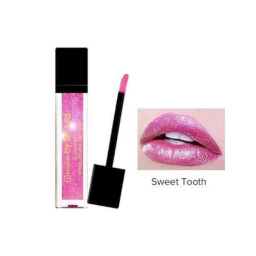 Epilynx By Dr. Liia Vegan Glitter & Matte Liquid Lip Gloss - Moisturizing Formula For Hydration & Long Lasting Wear - Cruelty Free, Paraben Free, Gluten Free - Sweet Tooth Fuchsia Pink #TOP2