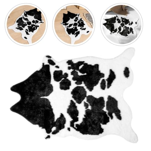 Tapis imitation peau de vache GALPADA au design premium - 8