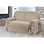 Copridivano Lord Beige Con Laccetti – Made In Italy, Antimacchia E Anti-peli, Adatto A Divani E Poltrone