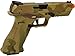 Evike Airsoft - APS XTP Shark Full Automatic Select-Fire Metal Co2 Gas Blowback Airsoft Pistol (Color: Multicam/Standard Handle / CO2)
