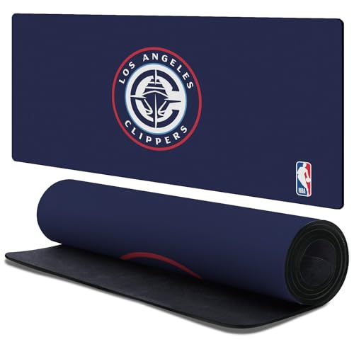Tapis de souris XL NBA Los Angeles Clippers pour soulager le poignet et stabiliser le clavier