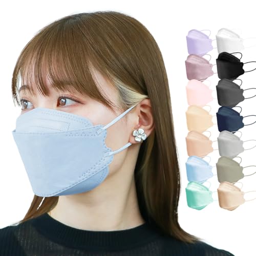 【ジュエルフラップマスク】 20枚入 息がしやすい くちばし型 4層構造 立体マスク 不織布マスク 血色カラーマスク メガネが曇りにくい 蒸れない(ミントミキサー/小さめサイズ・子ども向け)