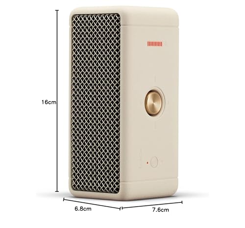 Image of Marshall Emberton 20 Watt Wireless Bluetooth Portable Speaker (Cream)