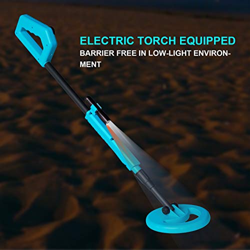all-sun TS20A Junior Metal Detector for Children DIY Beach Yard Toy, Blue - Thumbnail 5