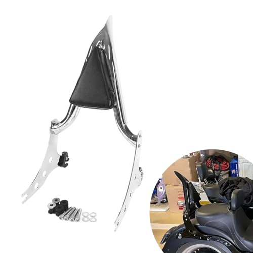 Sissy bar amovible chrome pour Harley Fat Boy FLSTF et Softail - 2