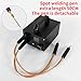 Portable Dual Pulse Supercapacitor Spotwelder High Power Spots Welding Machine 1.8 inch Digital LCD Display 250 Power Gears Adjustable Support 0.3mm Nickel Sheet