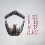 Fake Beard Realistic Entertainment/Drama/Party/Movie, Mustache Fake Facial Hair, Fake Beard Facial Hair Goatee...