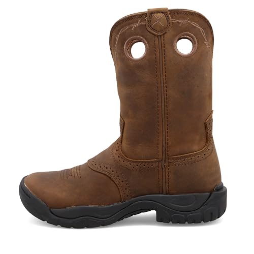 Image of Twisted X Women's 9 inch Pull On Soft Round Toe All Around Western Work Boot