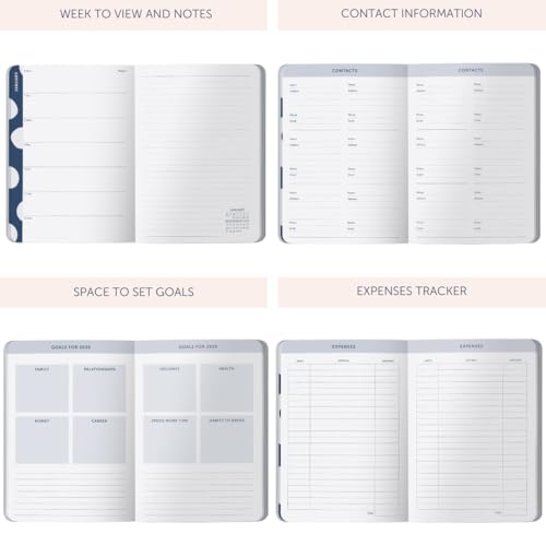 Busy B Everyday A5 Weekly Planner Diary 2025, Compact Diary for Students Teachers & Work with a Week-to-View Layout - Image 4