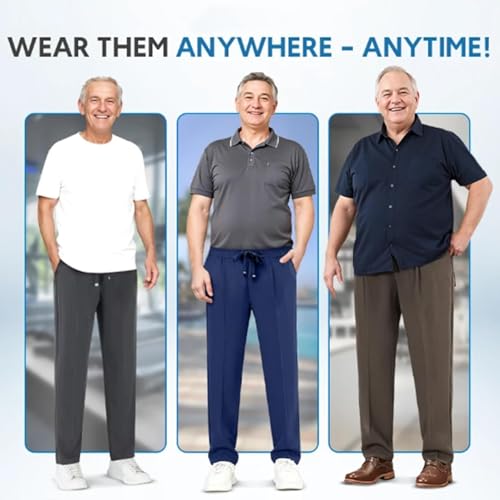 Nonmaze Airflexion Pants, AirFlexion - Pull On Ice Silk Stretch Smart Casual Pants, Silky-Soft Breathable Non-Deform2