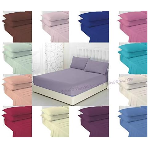 Voice 7 Non-Iron Extra Deep Fitted Sheets Cover