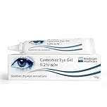 HydraSole Carbomer 0.2% Eye Gel – Hydrating Nighttime for Dry Eyes, Lubricating Gel Drops for Tired, Soothing Relief from Itchy, Irritated, Sensitive Eyes - 10g Pack of 1 - Brand May Vary