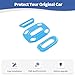 RT-TCZ for Jeep JL Light Blue Dome Light Cover Trim for Jeep Wrangler JL Gladiator JT 2018-2023 Light Blue Interior Accessories 3pcs