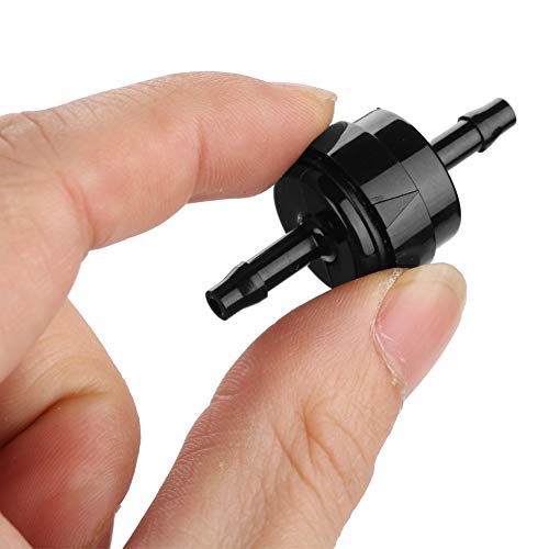 Inline Check Valve, One Way Non Return Inline Check Valve Easy to Install fuel Non Return Check Valve for Fuel Gas Liquid Air (1/8